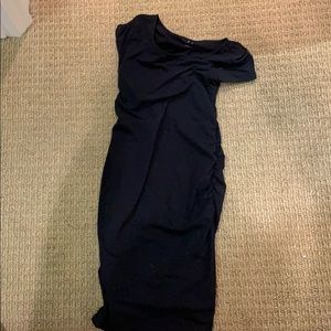 Bodycon black tshirt dress black size medium